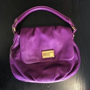 Marc by Marc jacobs purple leather bag